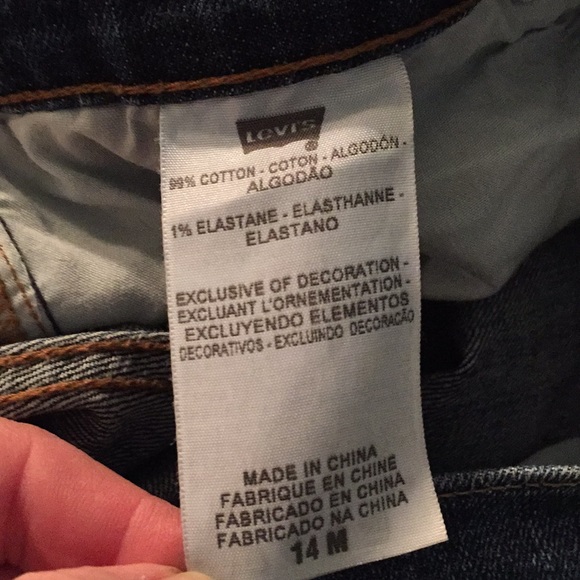 Western pocket Levi Strauss 515 Boot Cut 14M Jeans - Picture 8 of 8